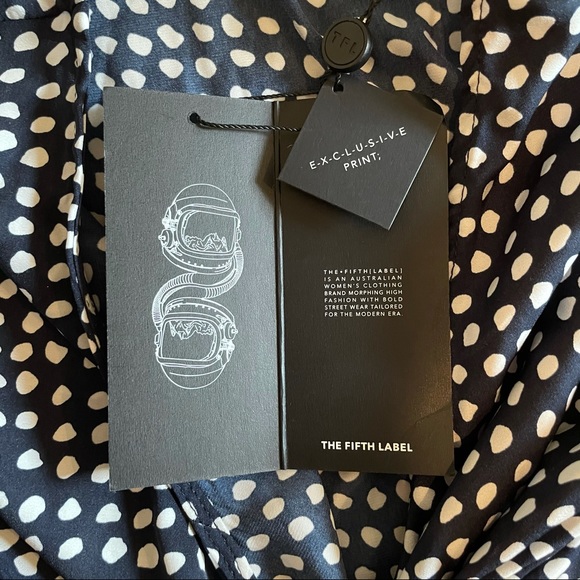 NWT The Fifth Label Romper / Jumpsuit | Polka Dot, Long sleeves, size small - Picture 9 of 9